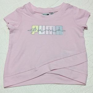 12m (4/$20) Pink Puma Tee NWOT